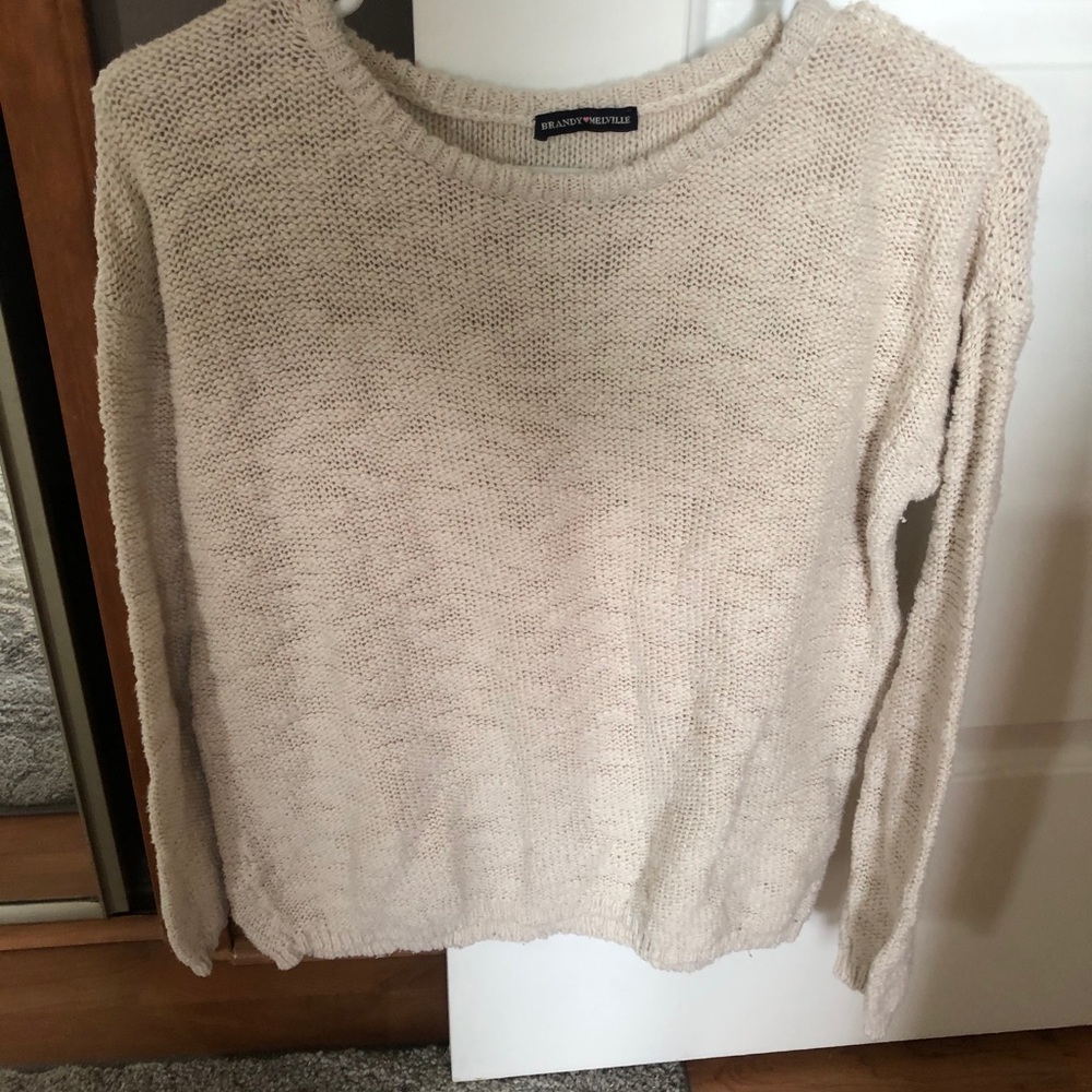 Brandy tan sweater